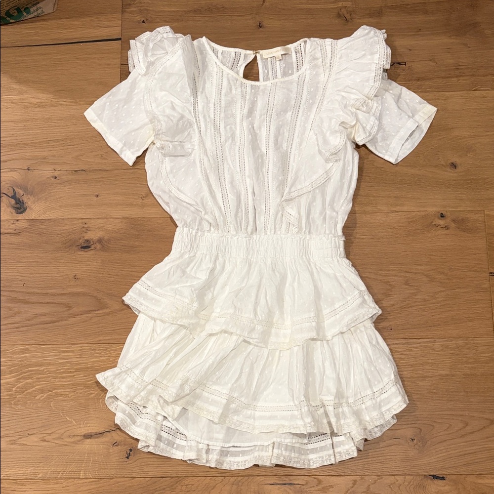 LoveShackFancy White Mini Dress